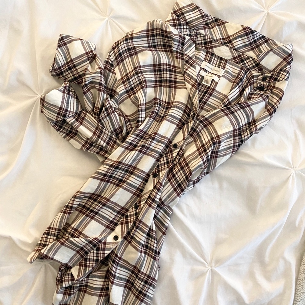 Plaid boyfriend shirt
